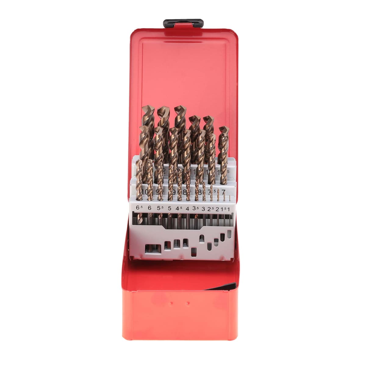 Набор сверл RUKO HSSE-Co5 135° DIN338 1,0-13,0 мм 25 шт 228215