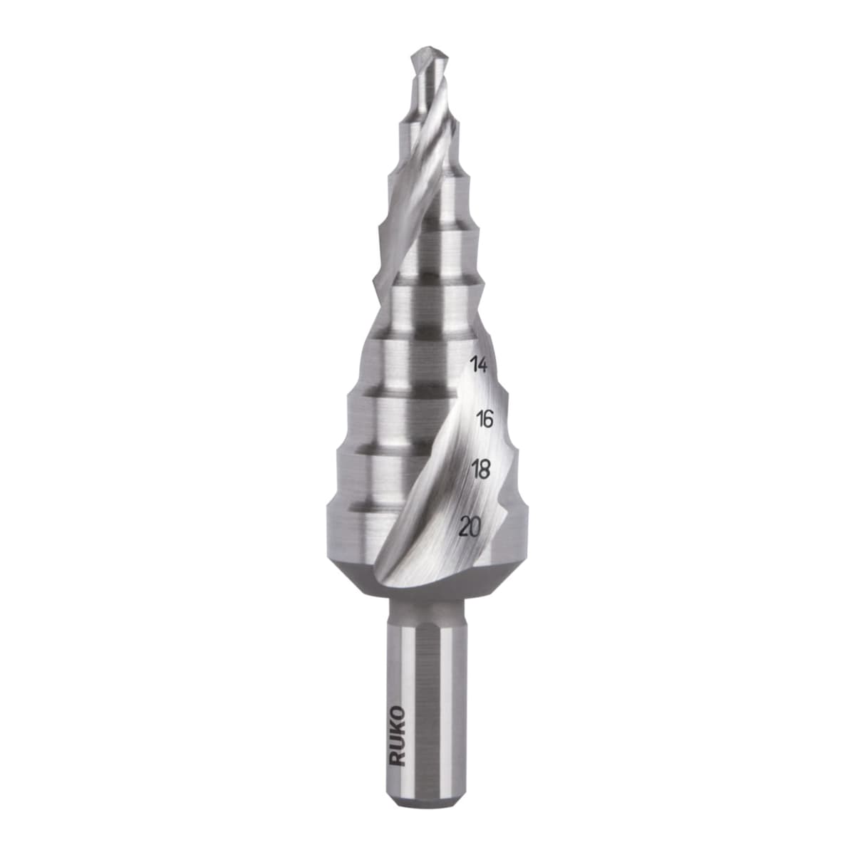 Набор ступенчатых сверл RUKO NextGeneration HSSE-Co5 4-12/4-20/4-30 мм 3 шт 101026ERO