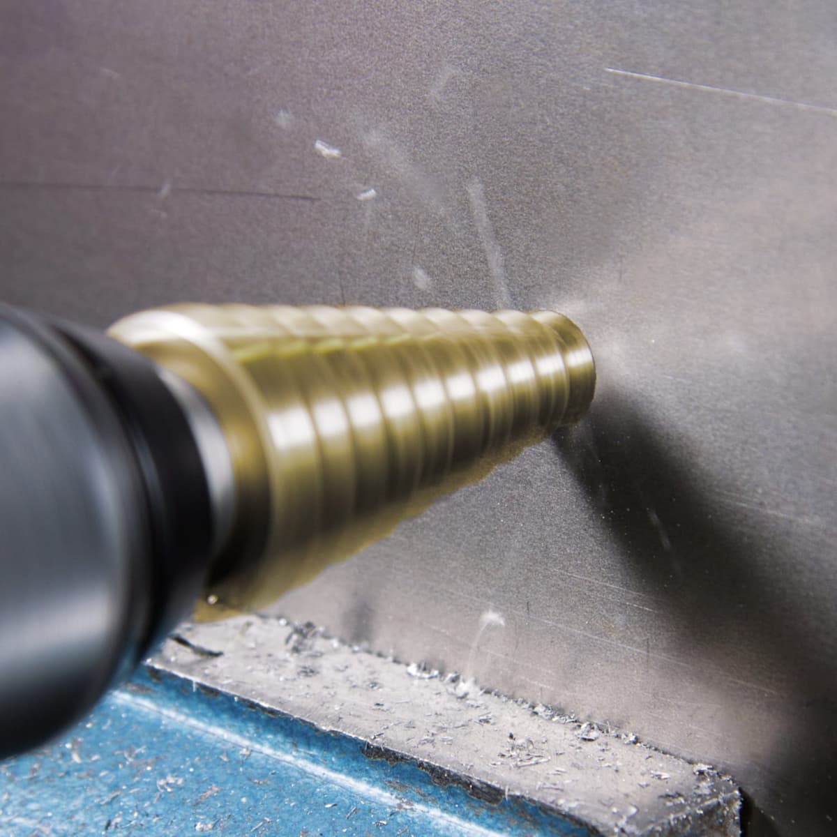 Сверло ступенчатое по металлу RUKO HSS-G TiN 4,0-20,0 мм 9 ступ. L=75 мм d=8 мм 101051T