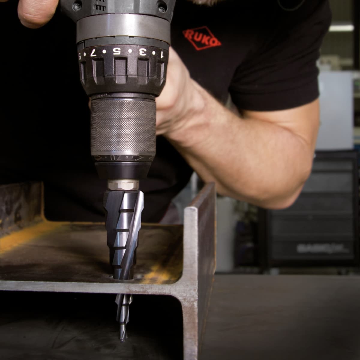 Сверло ступенчатое по металлу RUKO UltimateCUT HSS-G RUnaTEC 6,0-12,0 мм 4 зуба 7ступ. L=105 мм d=8 мм 101082P