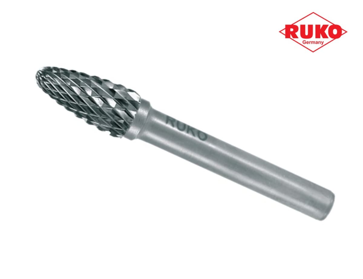 Бор-фреза твердосплавная RUKO HM F(RBF) 8,0x18x60x6 мм 116031