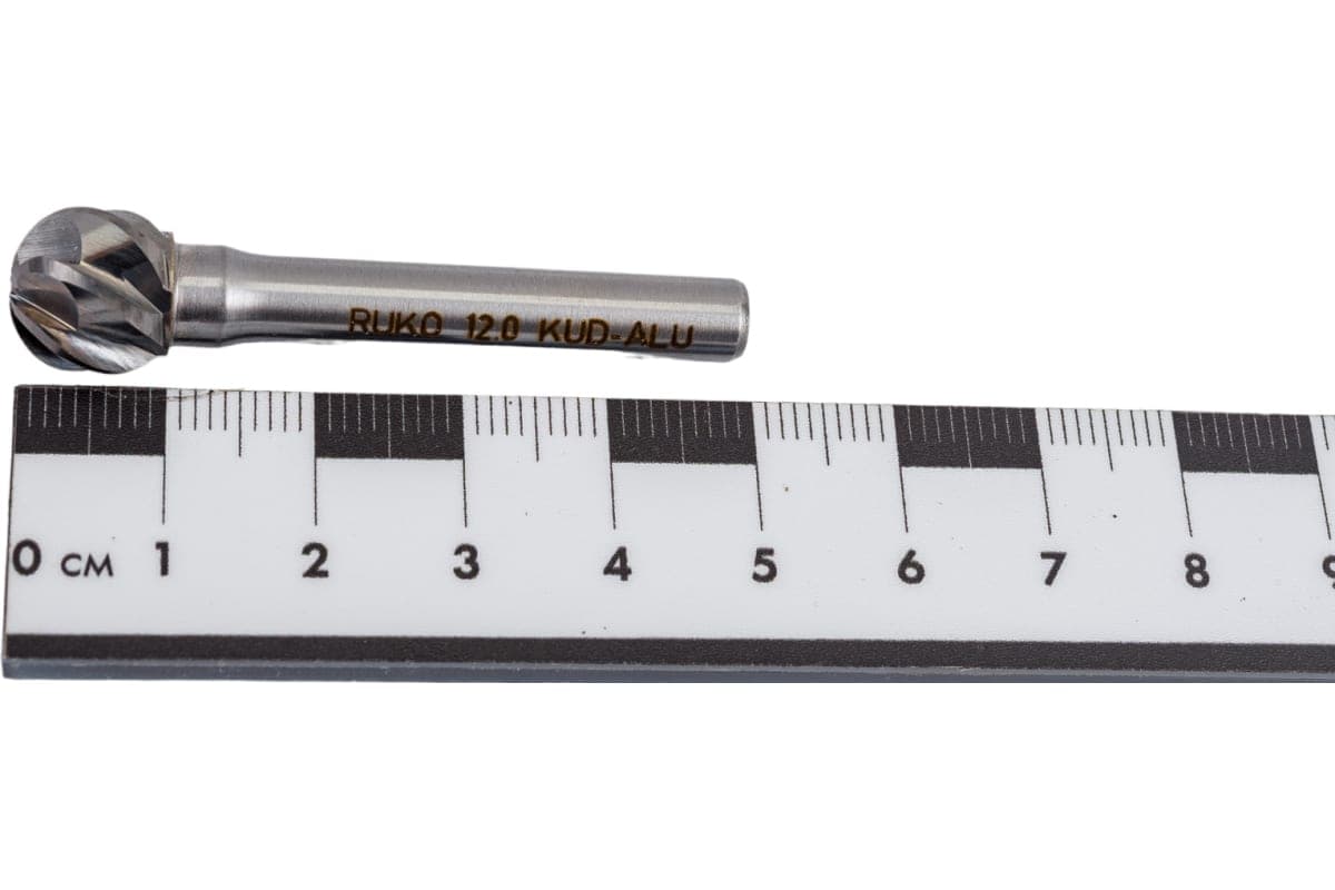 Бор-фреза твердосплавная RUKO HM ALU D(KUD) 12,0x11x51x6 мм 116044A