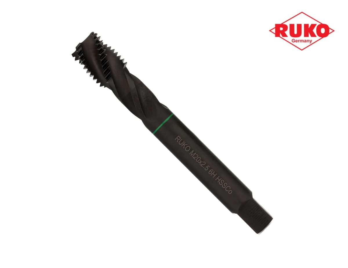 Метчик винтовой машинный RUKO HSSE VAP DIN376 6h R35 метрическая резьба М20х2,5 мм 233200VA
