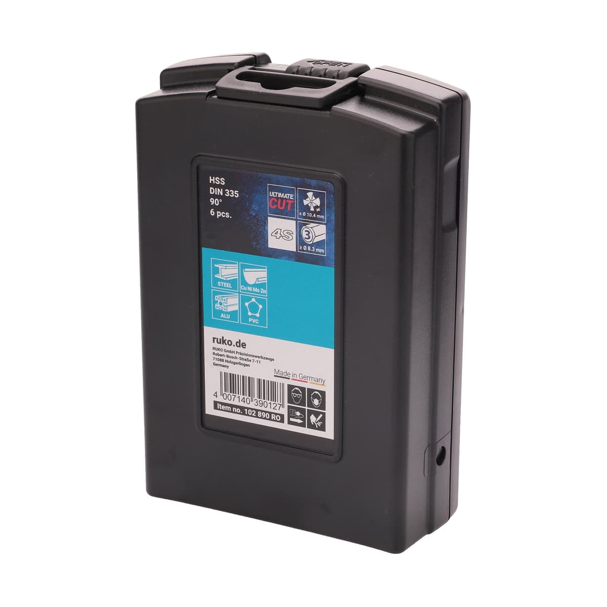 Набор зенковок RUKO UltimateCut 4S 90° 6,3-20,5 мм HSS-G 4z 6 шт 102890RO