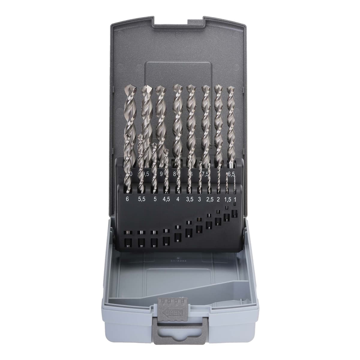 Набор сверл RUKO HSS-G 130° TL3000 DIN338 1,0-10,0 мм 19 шт 258214RO