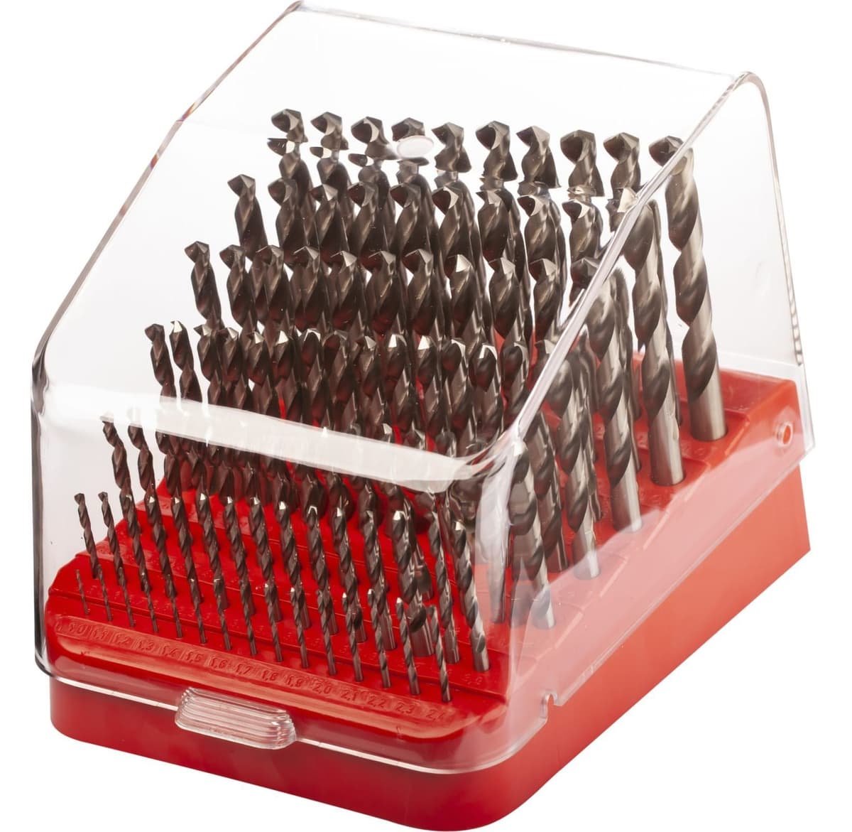 Набор сверл RUKO HSS-G 118° DIN338 1,0-10,0 мм 91 шт 214223
