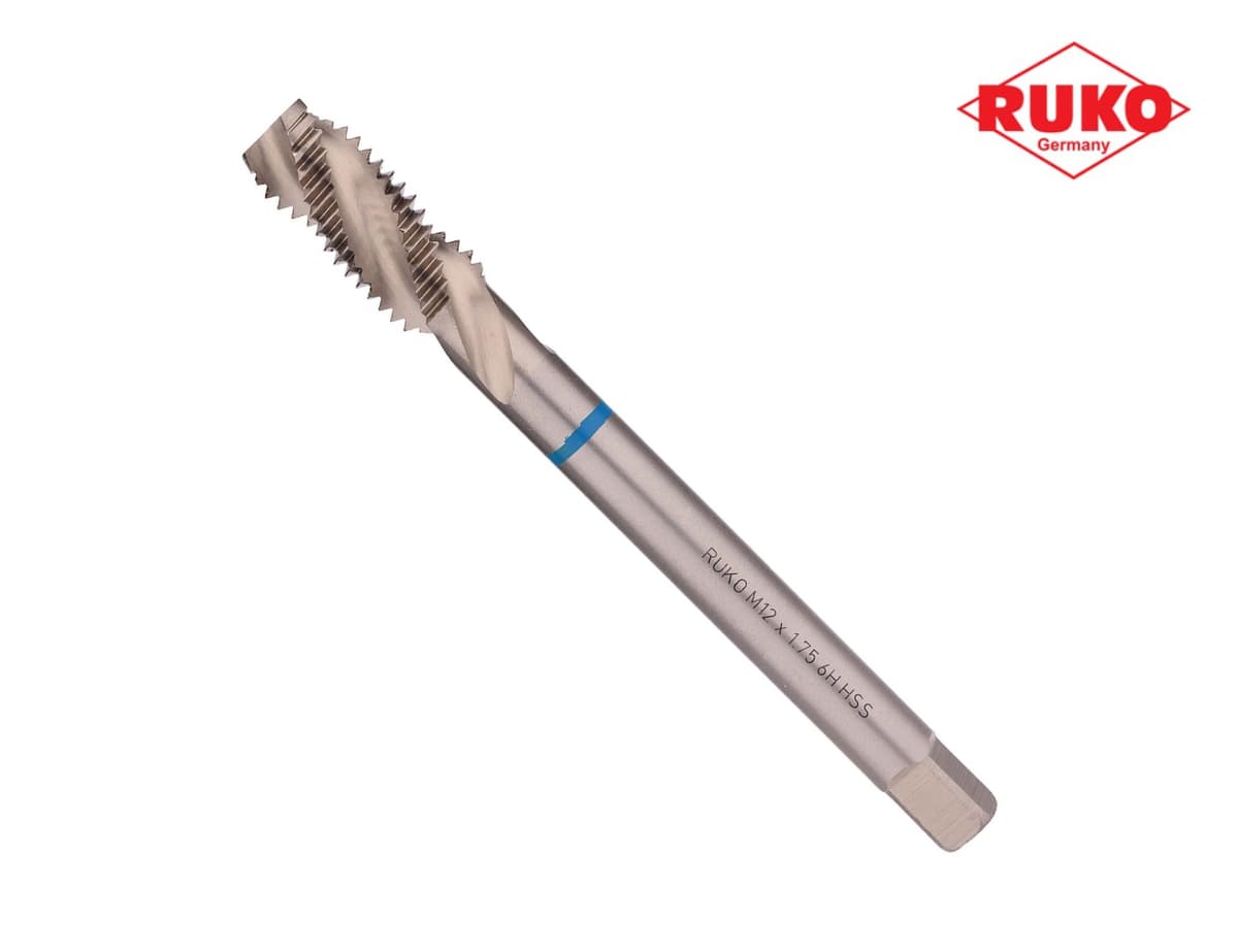 Метчик винтовой машинный RUKO HSS-G DIN376 6h R35 метрическая резьба М12х1,75 мм 233120