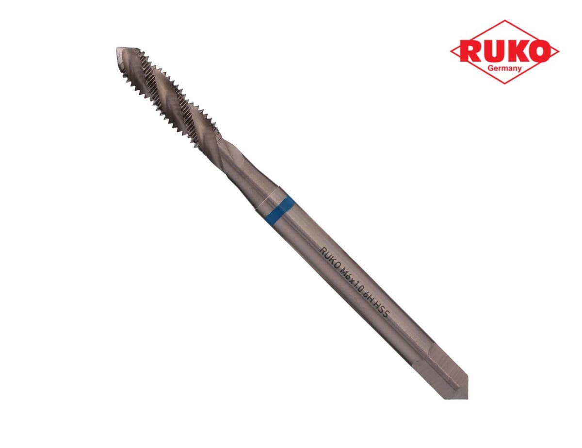 Метчик винтовой машинный RUKO HSS-G DIN371 6h метрическая резьба М6х1,0 мм 234060