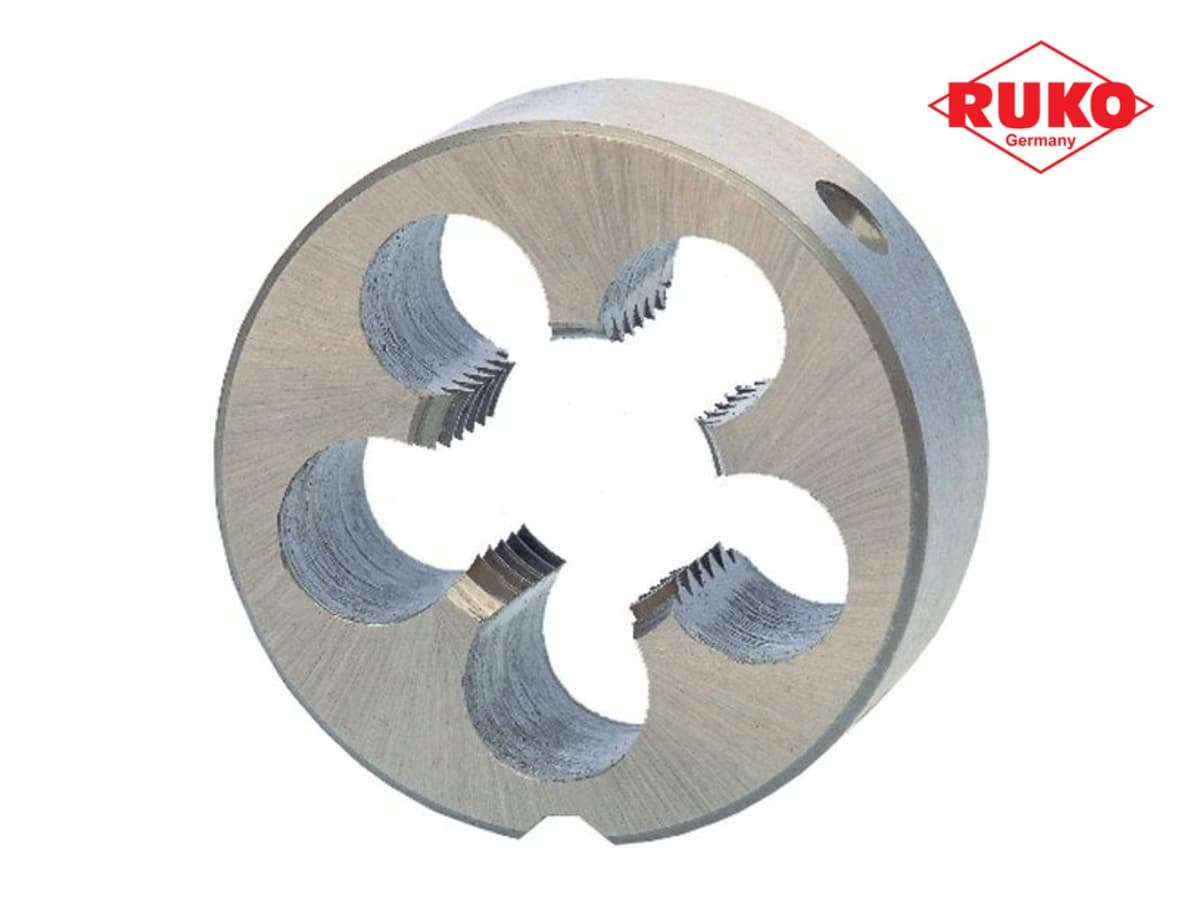 Плашка правая метрическая RUKO М2х0,4 мм HSS DIN EN 22568 6g 16х5 мм 237020