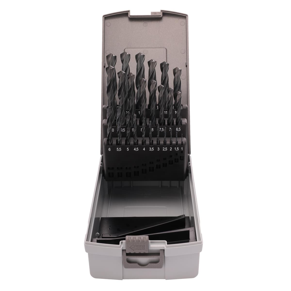 Набор сверл RUKO HSS-R 118° DIN338 1,0-13,0 мм 25 шт 205213RO