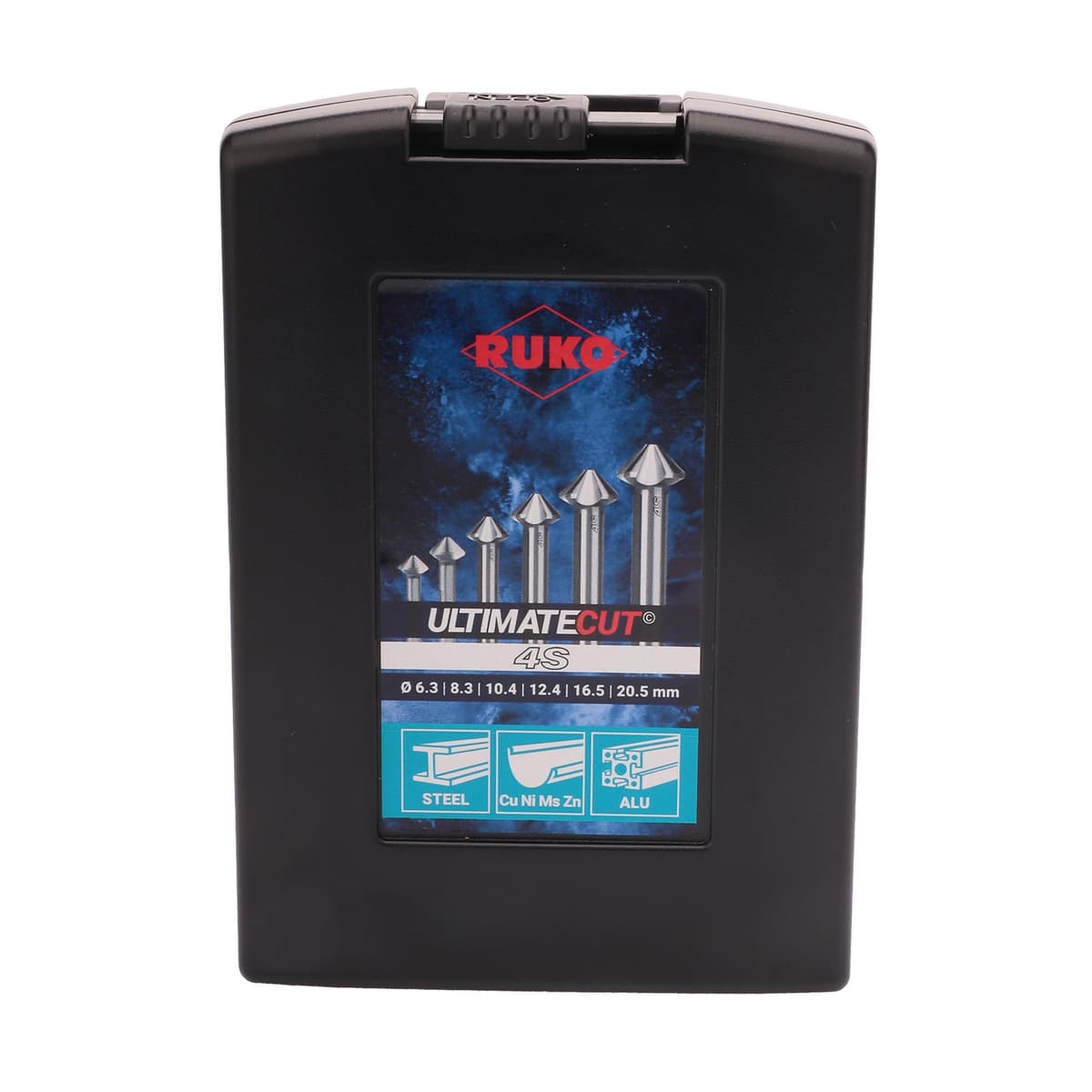 Набор зенковок RUKO UltimateCut 4S 90° 6,3-20,5 мм HSS-G 4z 6 шт 102890RO
