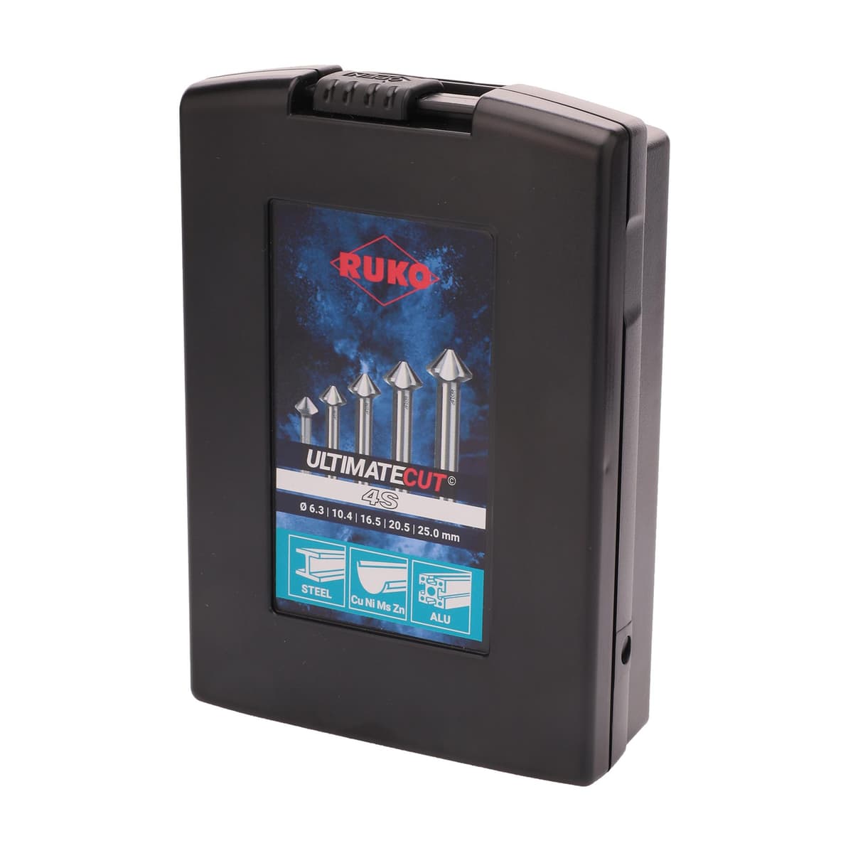 Набор зенковок RUKO UltimateCut 4S 90° 6,3-25 мм HSS-G 4z 5 шт 102891RO