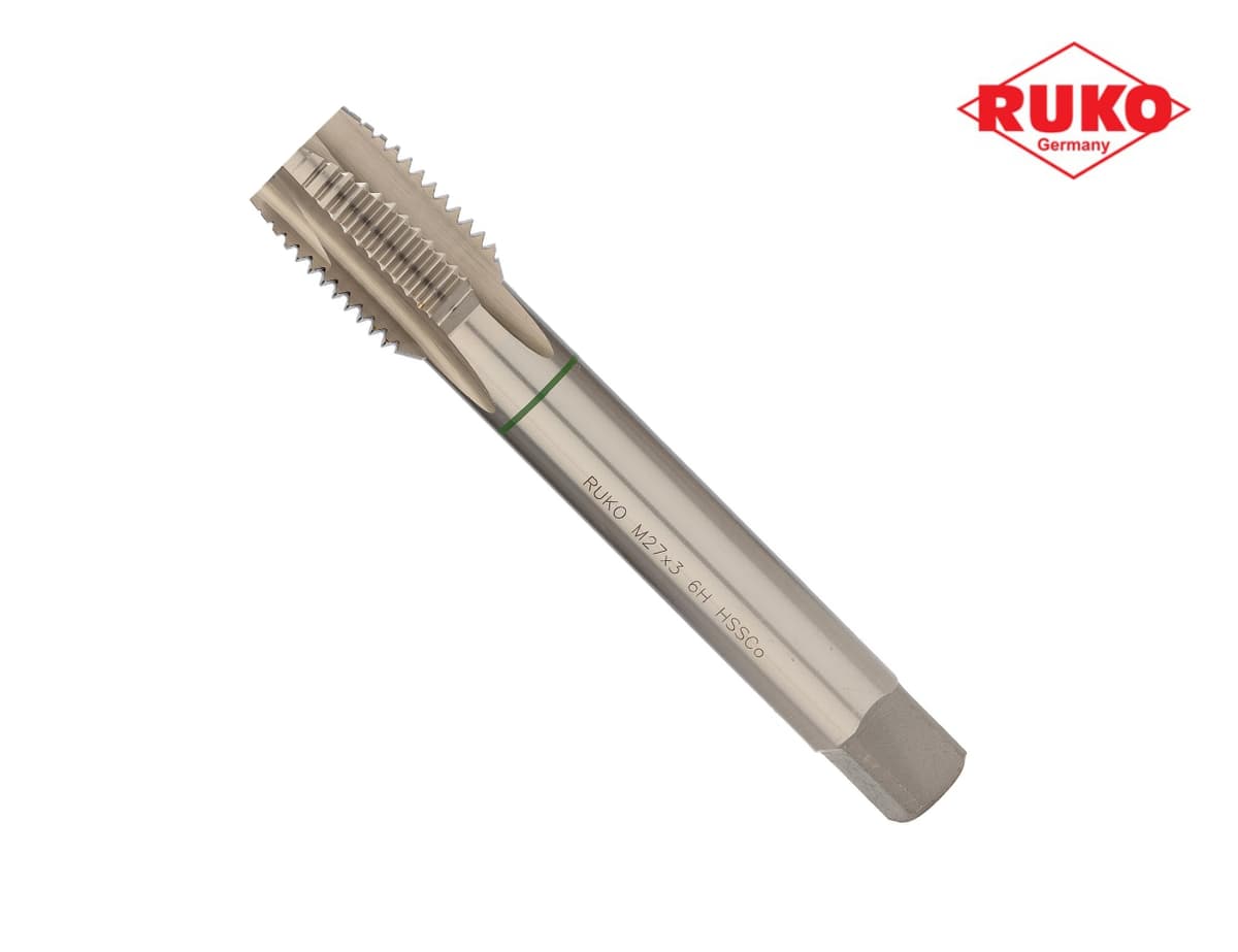 Метчик машинный RUKO HSSE DIN376 6h метрическая резьба М27х3,0 мм 232270E
