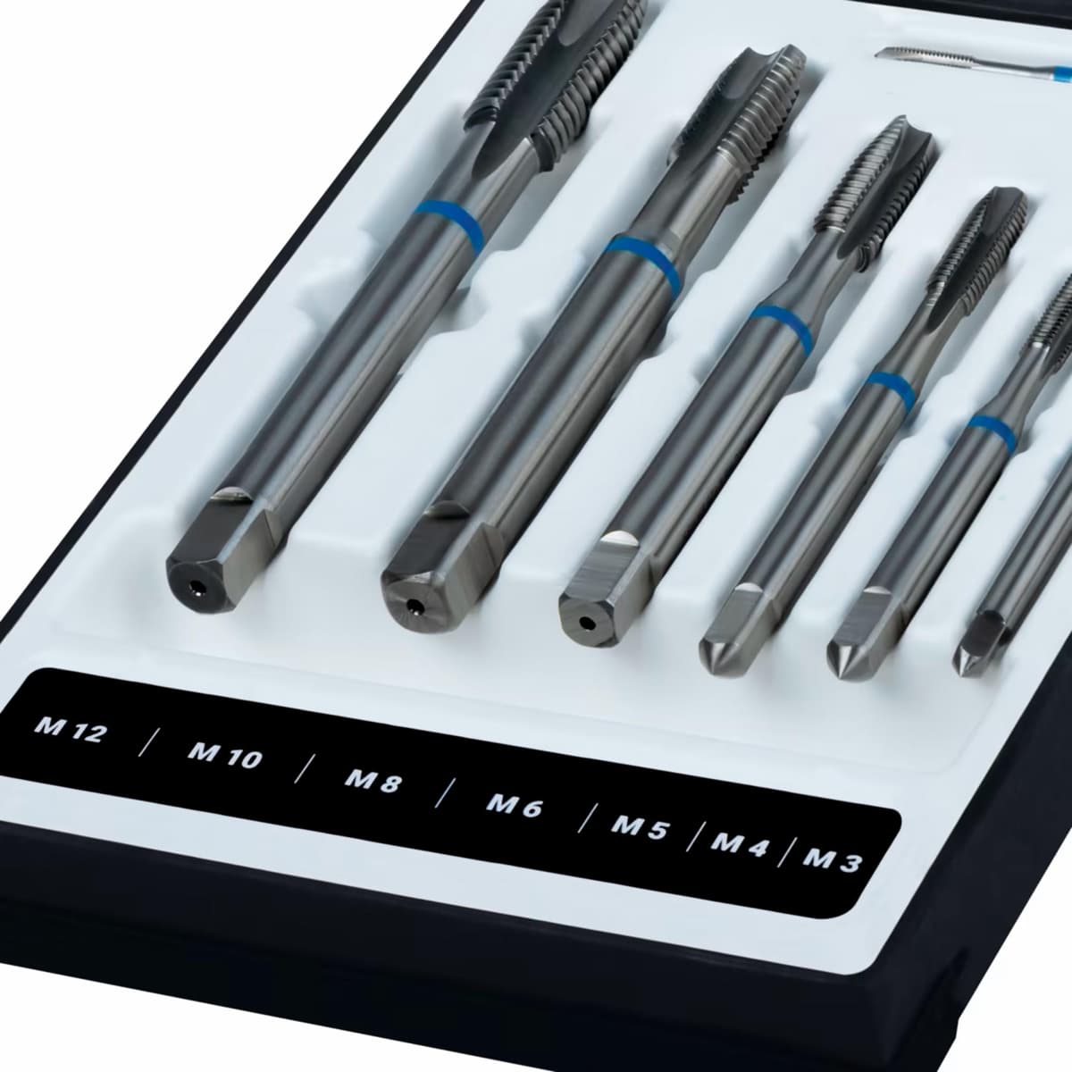 Набор машинных метчиков RUKO 7 предметов M3-M12 HSS-G DIN371/376 245057RK