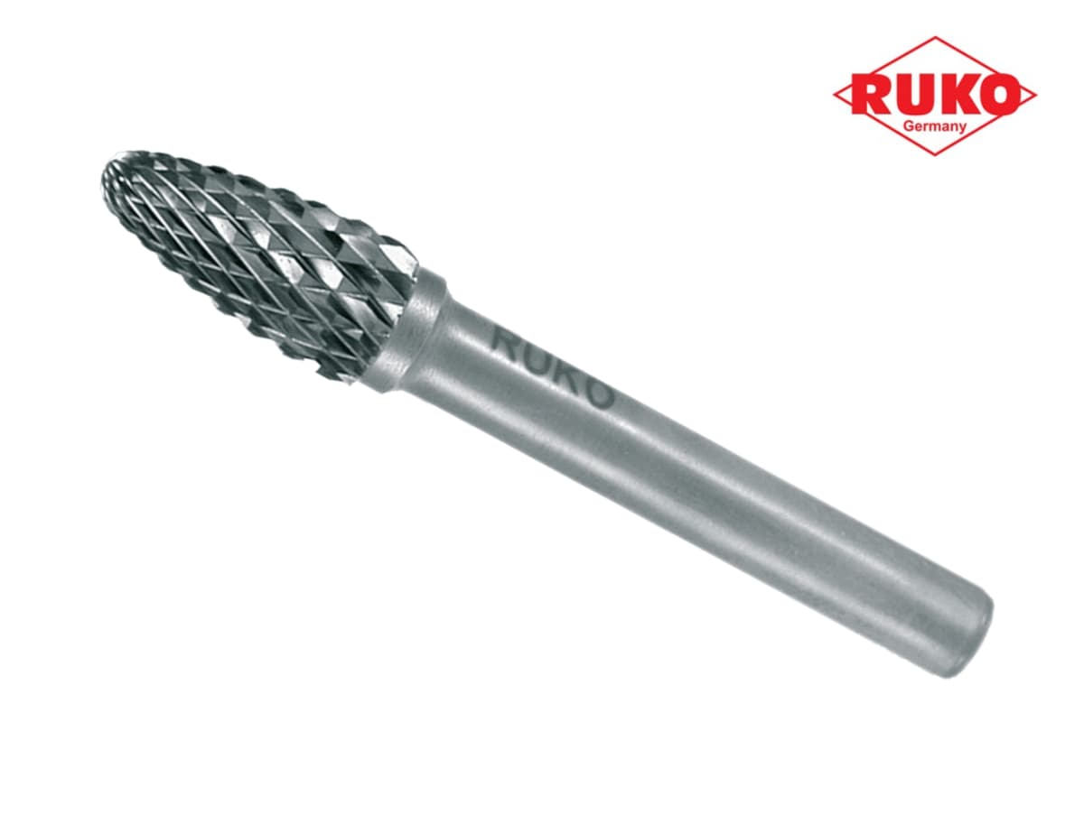 Бор-фреза твердосплавная RUKO HM F(RBF) 12,0x25x65x6 мм 116033