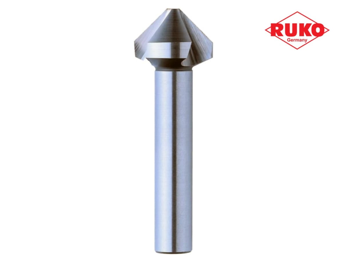 Зенковка RUKO ц/х 90° 23,0 мм HSSE-Co5 3z DIN335C L67 мм Ø10 мм M12(AF) 102122E