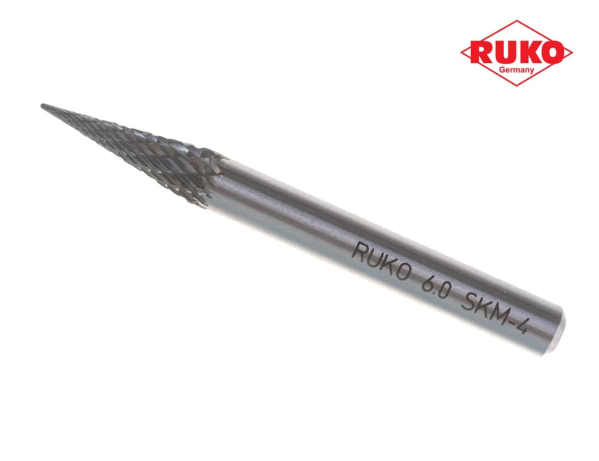 Бор-фреза твердосплавная RUKO HM M(SKM) 6,0x18x58x6 мм 116035