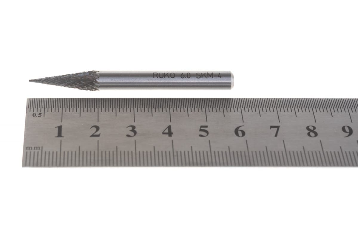 Бор-фреза твердосплавная RUKO HM M(SKM) 6,0x18x58x6 мм 116035