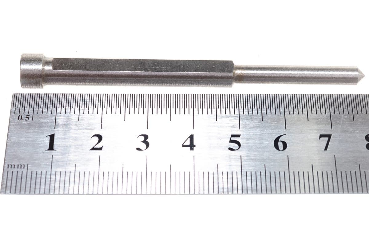 Центрирующий штифт RUKO 6,35х77 мм для корончатых фрез HSS с хвостовиком Weldon 3/4" 108304