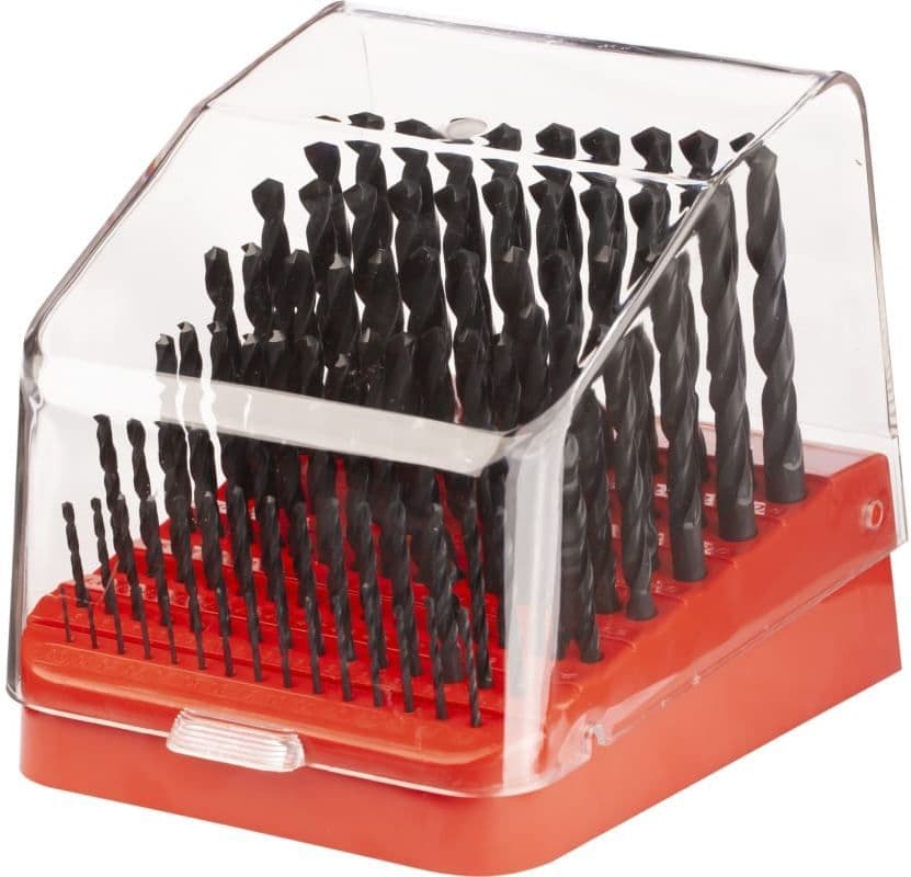 Набор сверл RUKO HSS-R 118° DIN338 1,0-10,0 мм 91 шт 205223