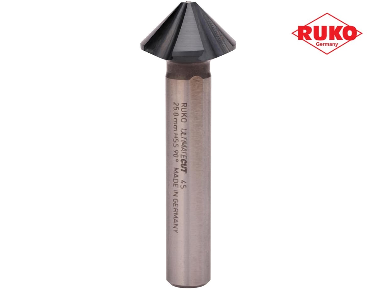 Зенковка RUKO UltimateCut 4S ц/х 90° 25,0 мм HSS-G RunaTec 4z DIN335C L67 мм Ø10 мм 102883P
