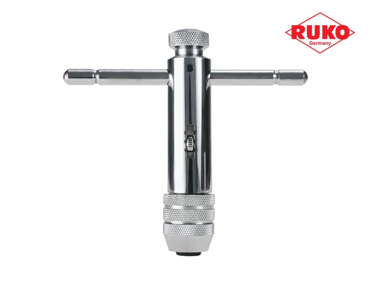 Вороток для метчиков RUKO с трещоткой M5-M12 100 мм 241002