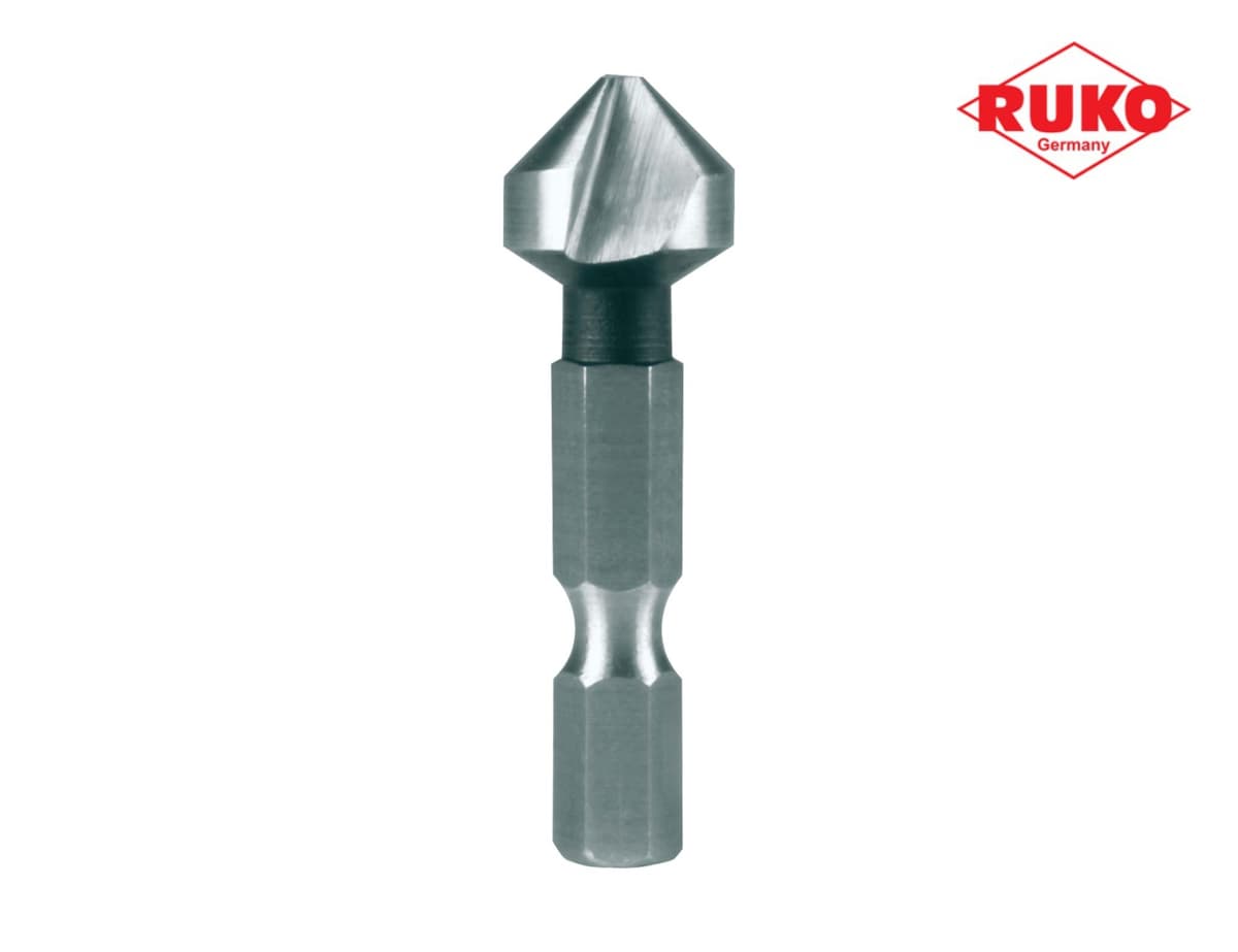 Зенковка-бита RUKO 90° 12,4 мм HSS-G 3z DIN335C L42 мм Ø1/4" 102316