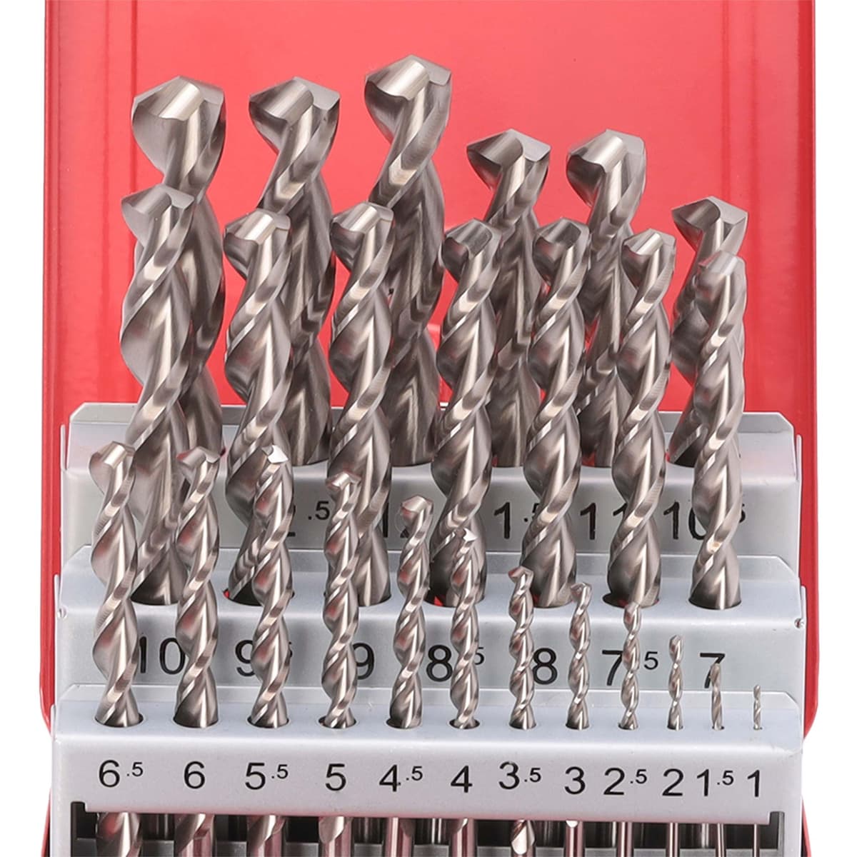 Набор сверл RUKO HSS-G 130° TL3000 DIN338 1,0-13,0 мм 25 шт 258215