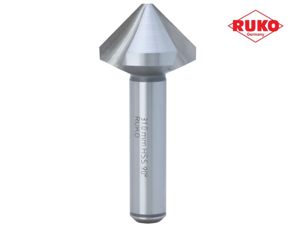 Зенковка RUKO ц/х 90° 31,0 мм HSS-G 3z DIN335C L71 мм Ø12 мм M16(BF) 102125