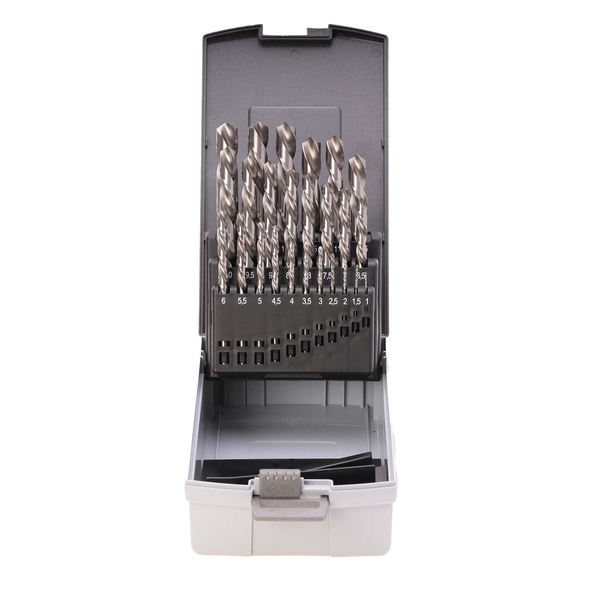 Набор сверл левого вращения RUKO HSS-G 118° DIN338 1,0-13,0 мм 25 шт 214215LIRO