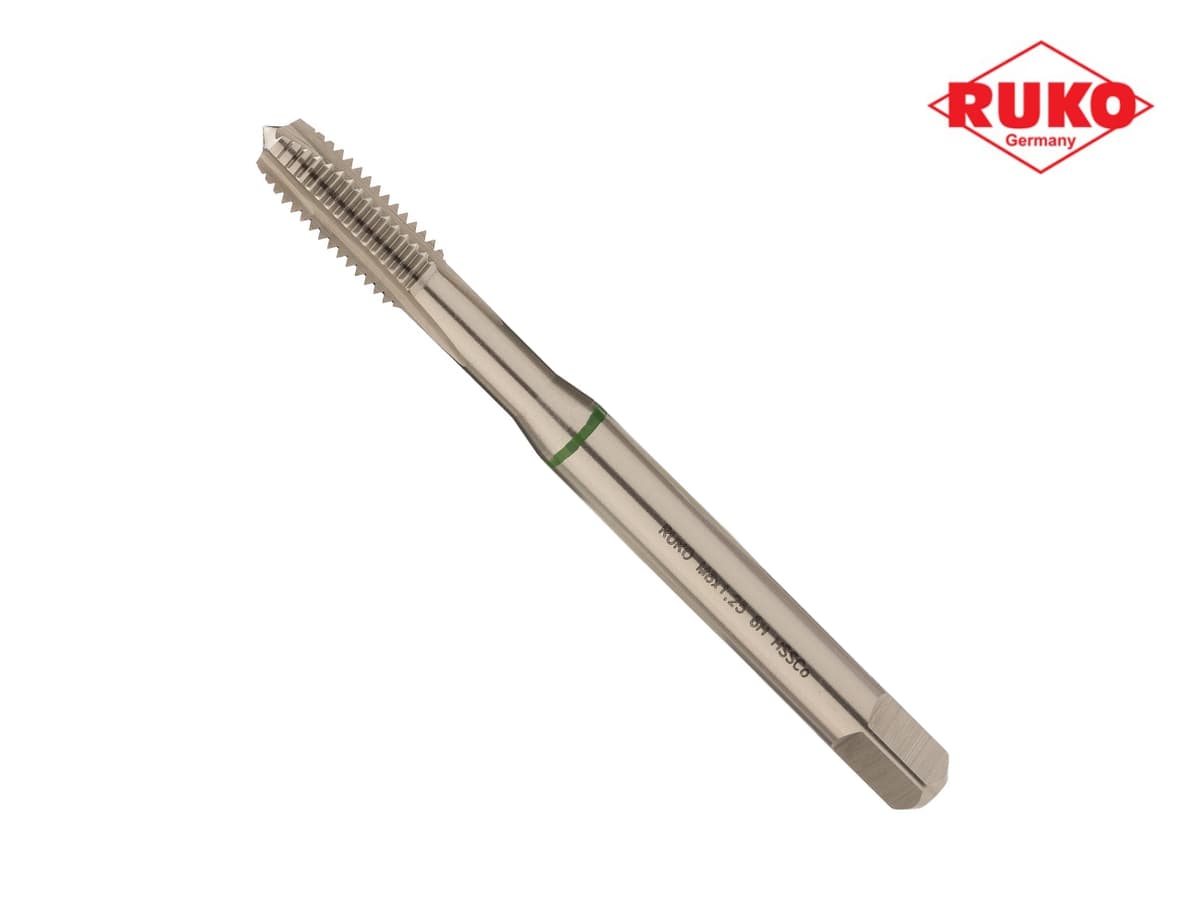 Метчик машинный RUKO HSSE DIN371 6h метрическая резьба М8х1,25 мм 232080E
