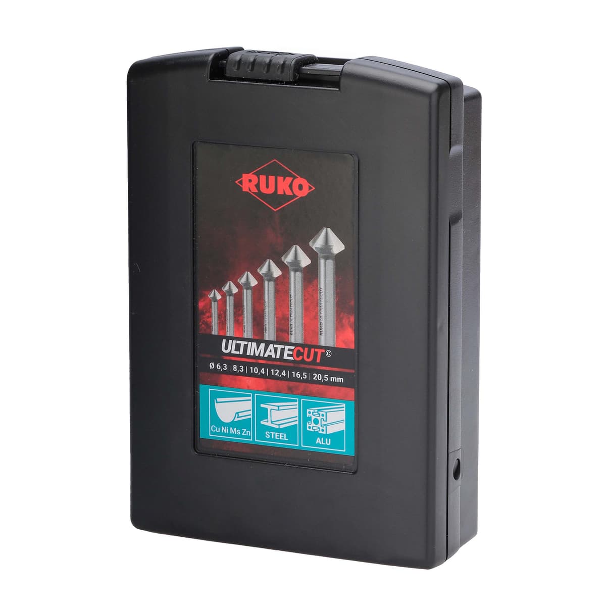 Набор зенковок RUKO UltimateCut 90° 6,3-20,5 мм HSS-G 3z 6 шт 102790RO
