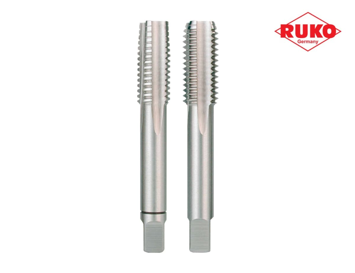 Набор метчиков RUKO HSS-G DIN2181 2b дюймовая резьба UNF 3/8"-24 2 шт 246038UNF