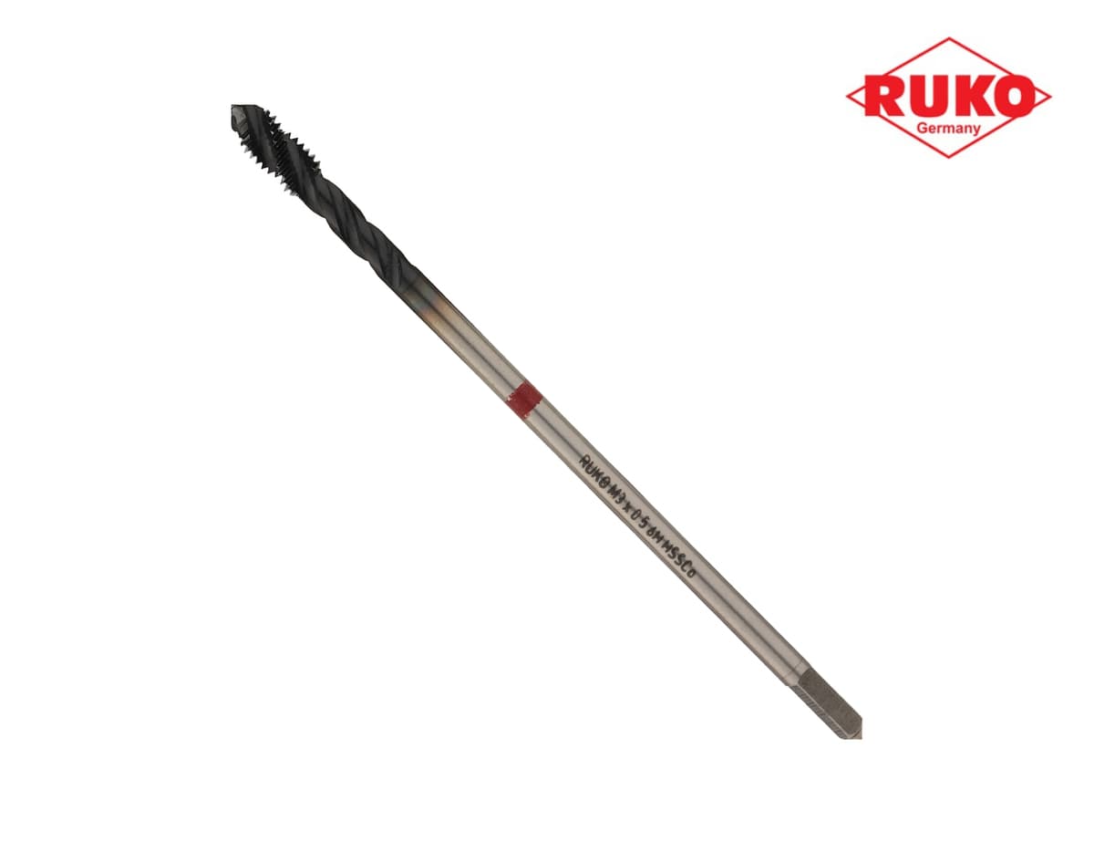 Метчик винтовой машинный RUKO HSSE TiALN DIN376 6h R35 метрическая резьба М3х0,5 мм 233030EF