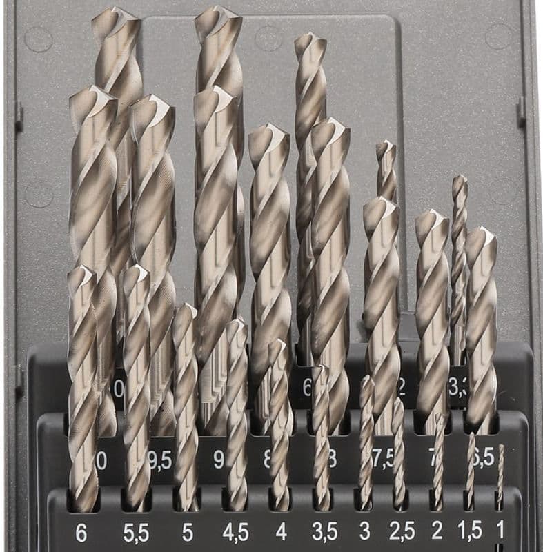 Набор сверл RUKO HSS-G 118° DIN338 1,0-10,5 мм 24 шт 214216RO