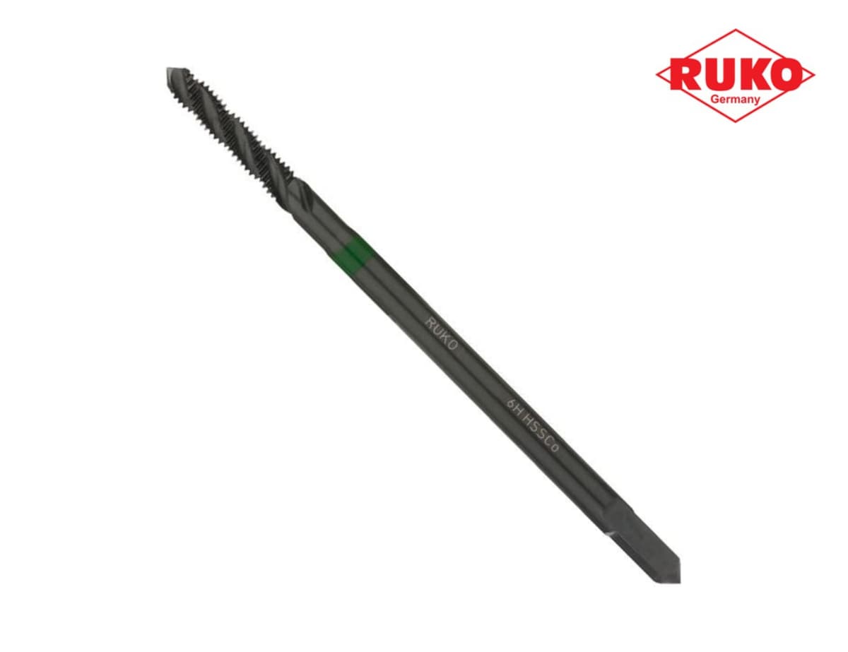 Метчик винтовой машинный RUKO HSSE VAP DIN371 6h метрическая резьба М2х0,4 мм 234020VA