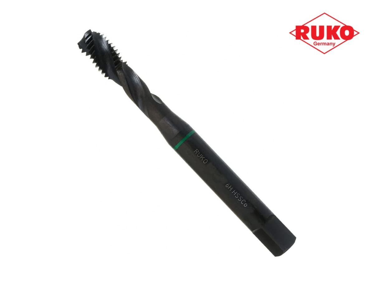 Метчик винтовой машинный RUKO HSSE VAP DIN371 6h метрическая резьба М6х1,0 мм 234060VA
