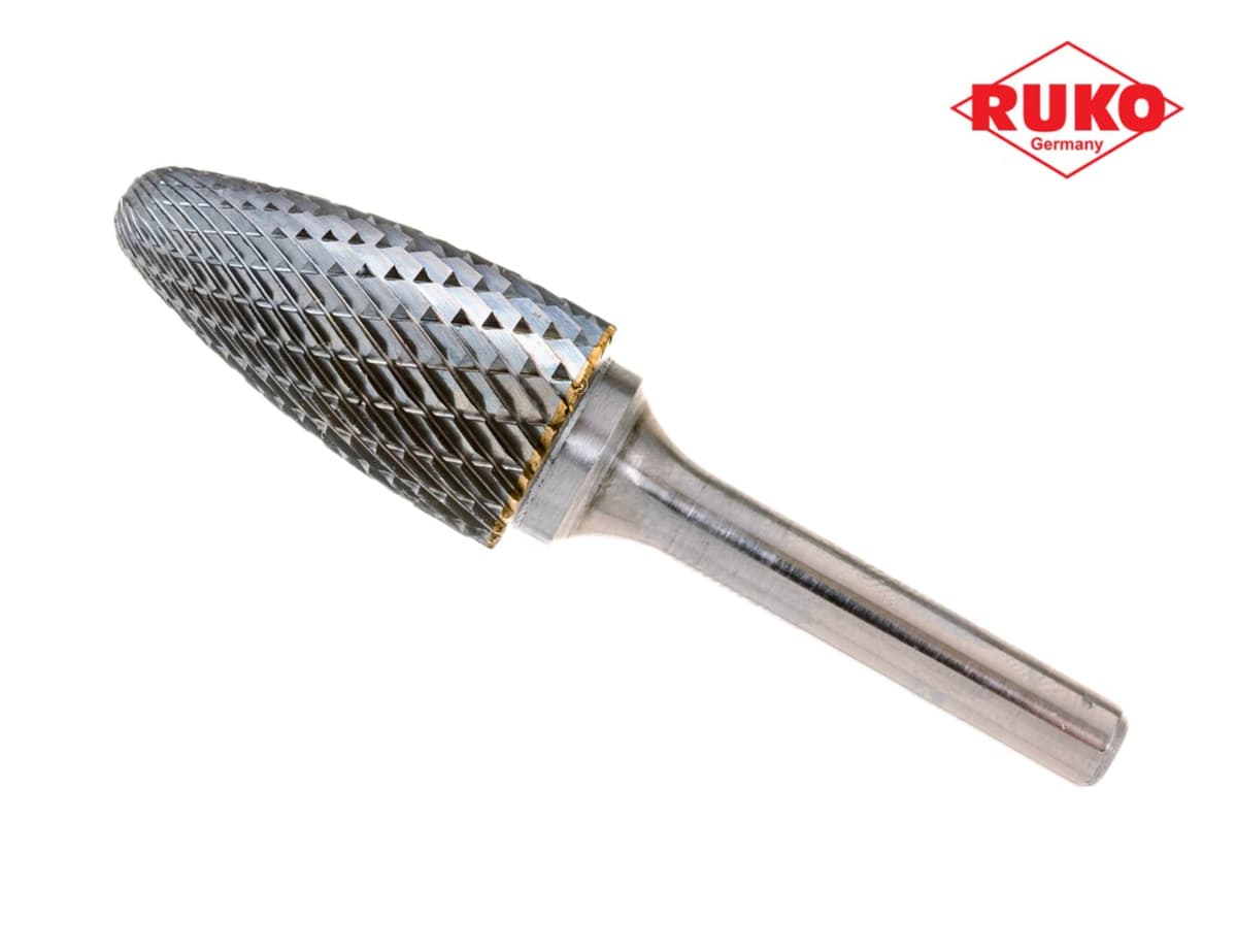 Бор-фреза твердосплавная RUKO HM F(RBF) 16,0x30x70x6 мм 116034