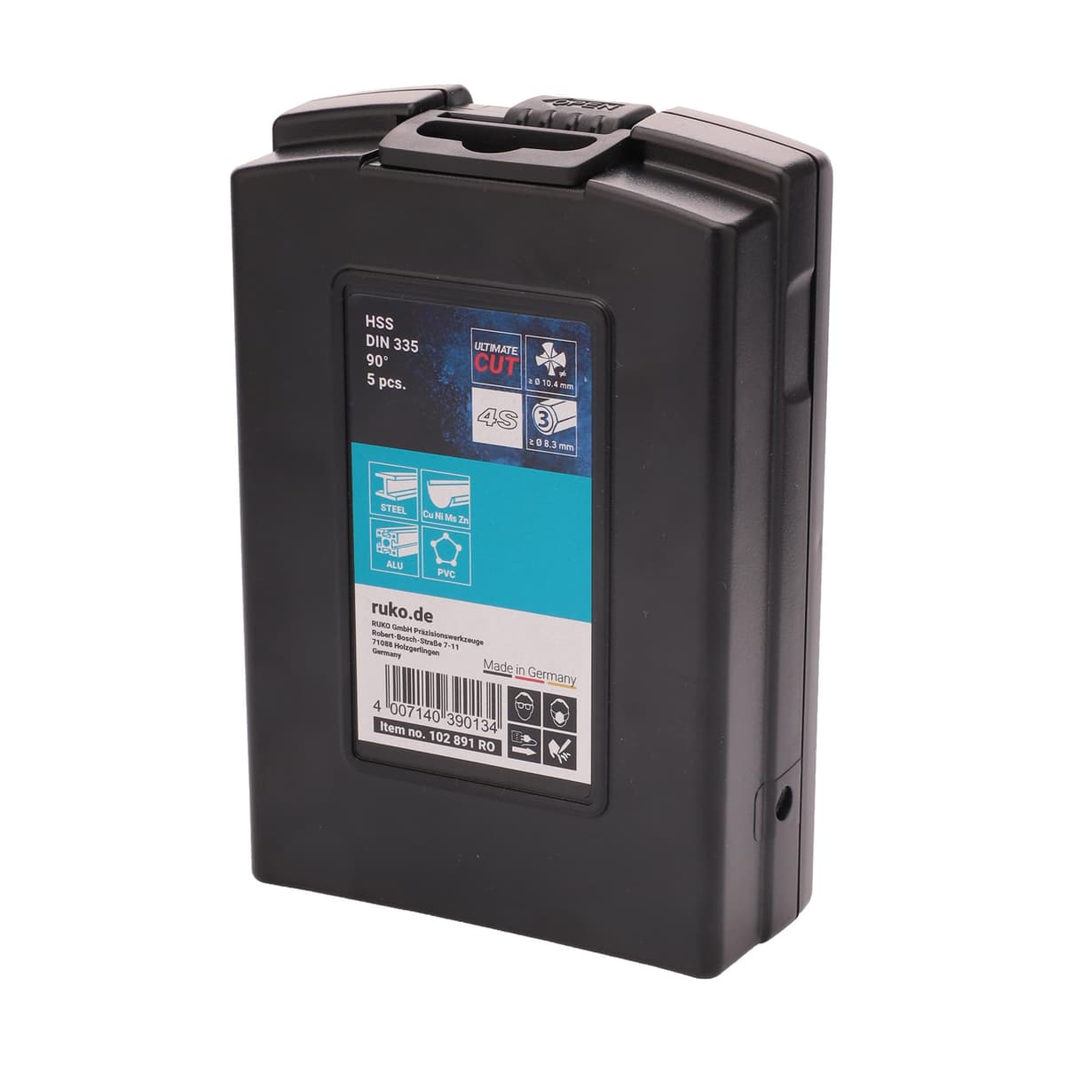 Набор зенковок RUKO UltimateCut 4S 90° 6,3-25 мм HSS-G 4z 5 шт 102891RO