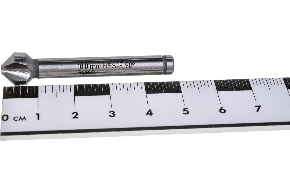 Зенковка RUKO ц/х 90° 10,0 мм HSS-G 3z DIN335C L50 мм Ø6 мм M5(AF) 102113