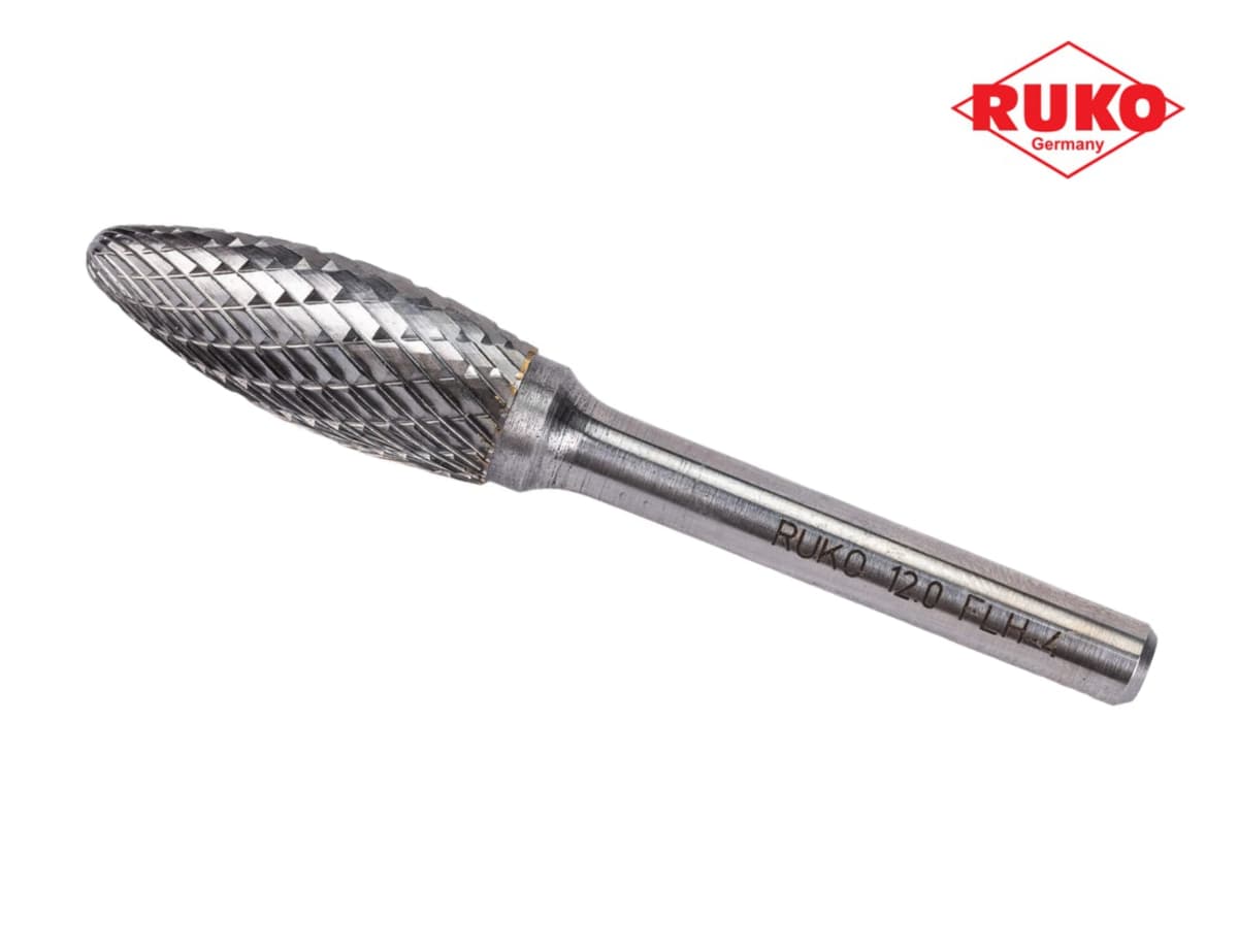 Бор-фреза твердосплавная RUKO HM H(FLH) 16,0x35x80x6 мм 116221