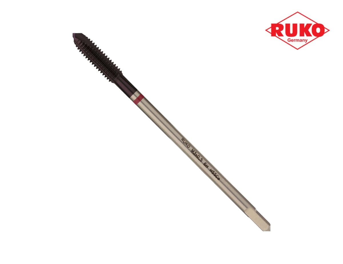 Метчик машинный RUKO HSSE TiALN DIN376 6h метрическая резьба М3х0,5 мм 232031EF