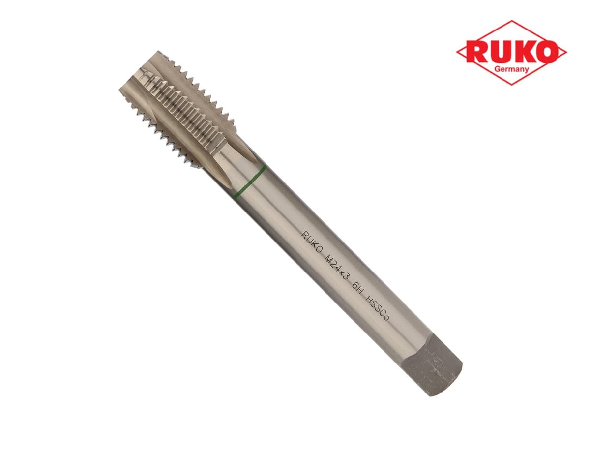 Метчик машинный RUKO HSSE DIN376 6h метрическая резьба М24х3,0 мм 232240E