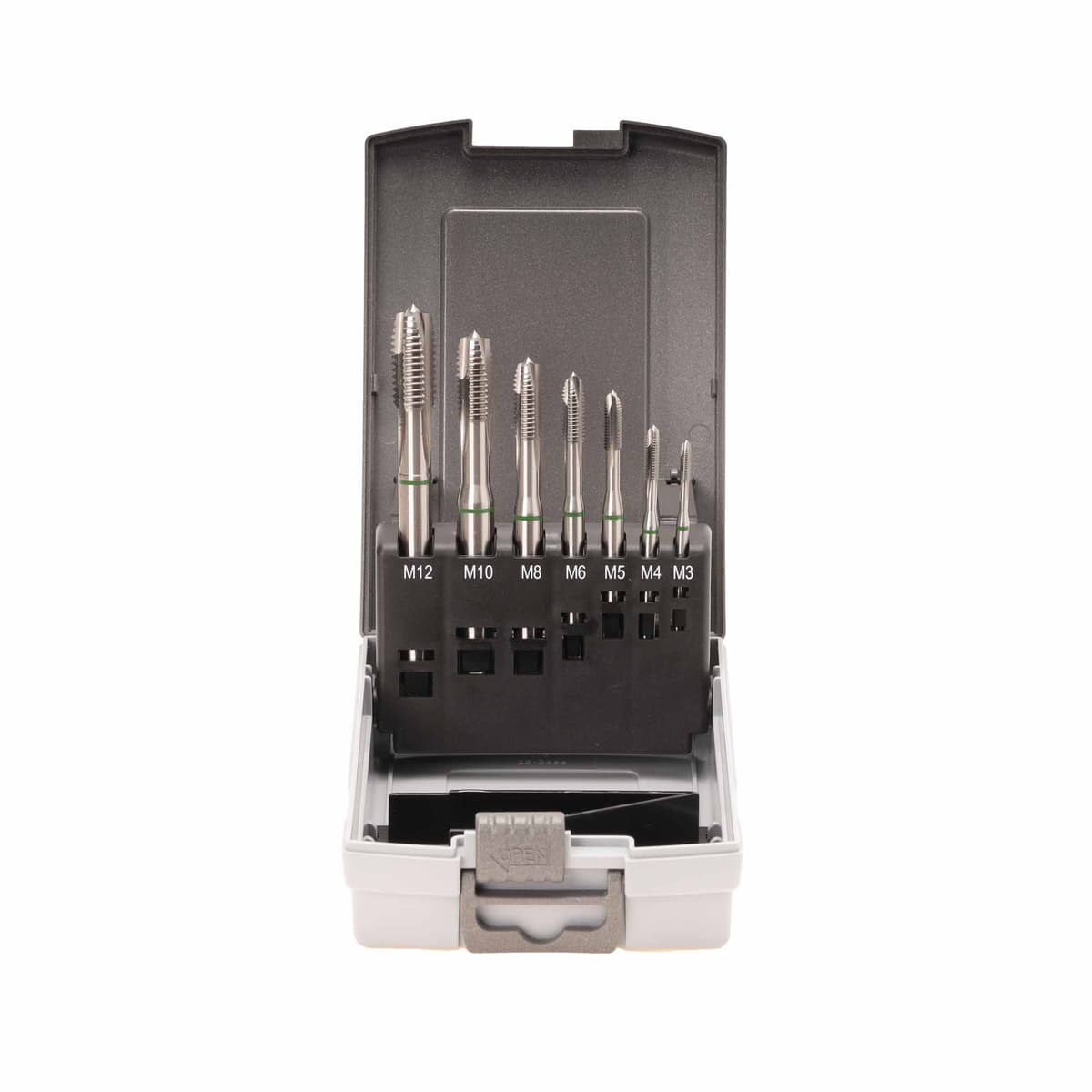 Набор машинных метчиков RUKO 7 предметов M3-M12 HSSE DIN371/376 245061RO