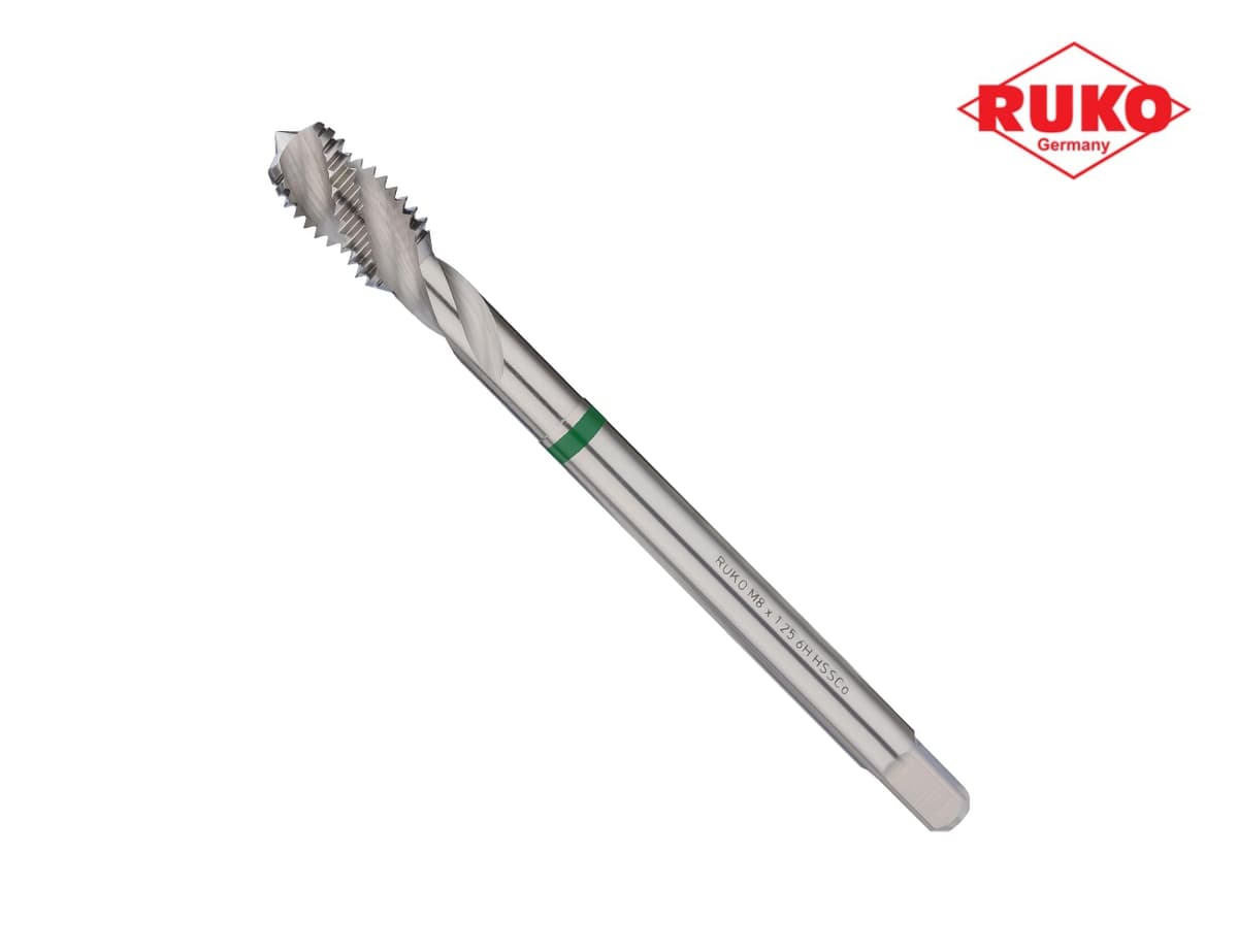 Метчик винтовой машинный RUKO HSSE DIN376 6h R35 метрическая резьба М8х1,25 мм 233080E