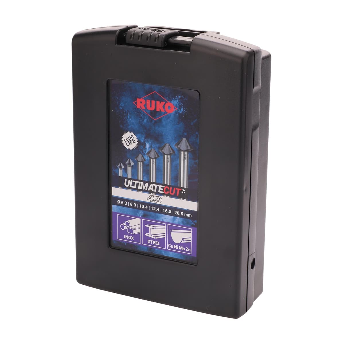 Набор зенковок RUKO UltimateCut 4S 90° 6,3-20,5 мм HSS-G RUnaTEC 4z 6 шт 102890PRO