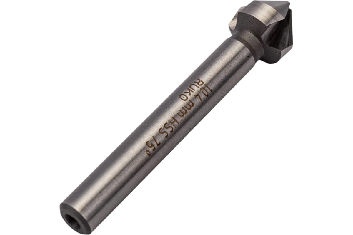 Зенковка RUKO ц/х 75° 10,4 мм HSS-G 3z L50 мм Ø6 мм 102223