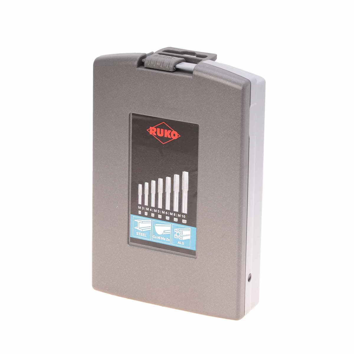 Набор комплектных метчиков RUKO 21 предмет M3-M12 HSS-G DIN352 245001RO