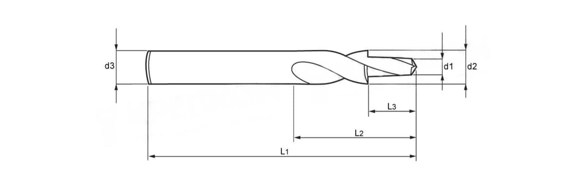 Комбинированное сверло-зенкер RUKO HSS-G VAP M5 180° 5,5x10x13/43/89 мм 102628