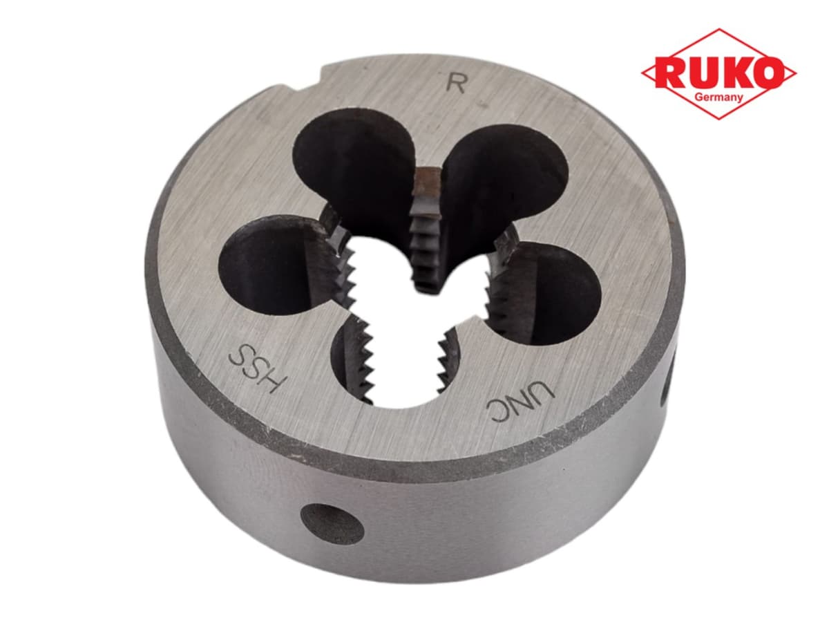 Плашка дюймовая RUKO UNC 7/16"-14 HSS DIN EN 22568 2A 30x11 мм 240716UNC